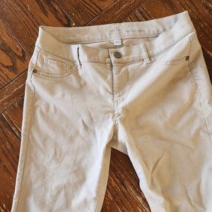 NY and Company Crosby Soho jeans light tan pants size 2